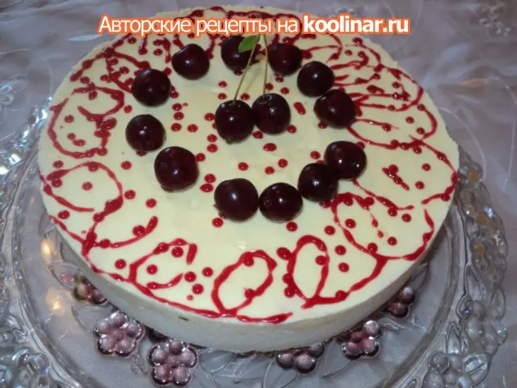 Торт-мороженое "вишневый сад": шаг 6