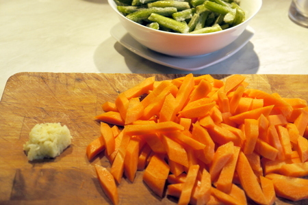 Морковно-фасолевый салат „на здоровье“: шаг 2