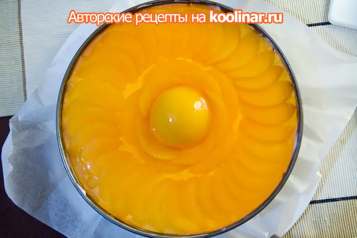 Персиковый торт: шаг 6