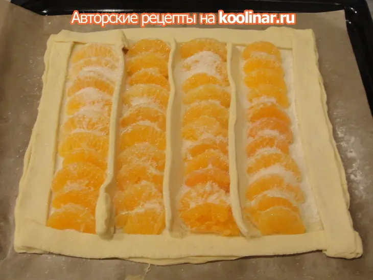 Пирог с мандаринами и кремом сабайон: шаг 1