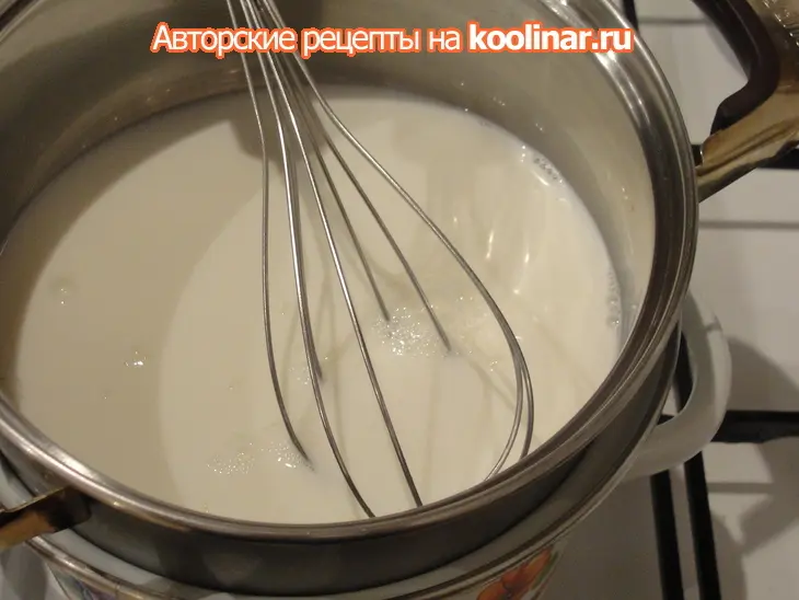 Пирог с мандаринами и кремом сабайон: шаг 2