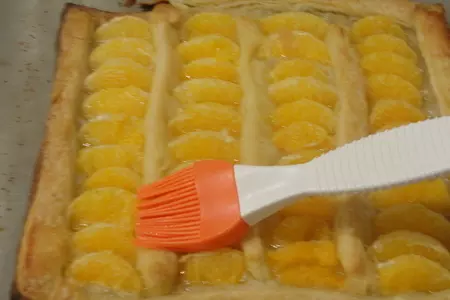 Пирог с мандаринами и кремом сабайон: шаг 3