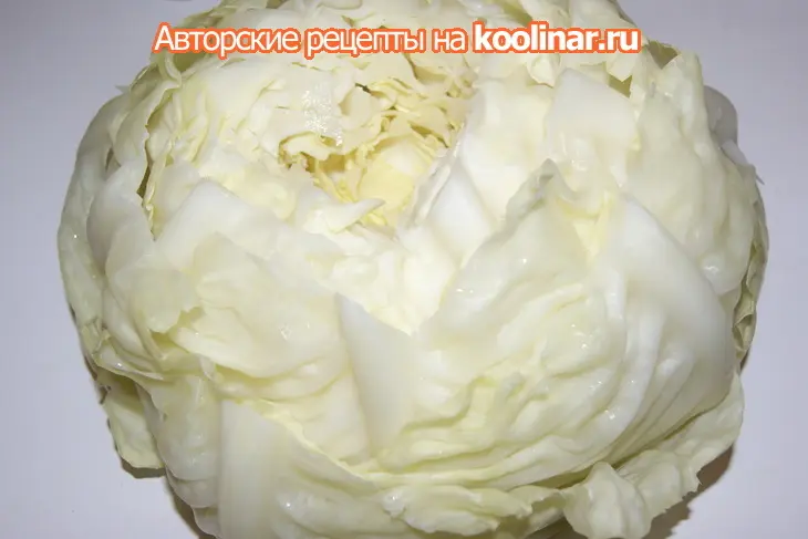 Голубцы по-гречески (λαχανοδολμαδεσ): шаг 1
