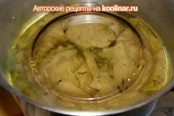 Голубцы по-гречески (λαχανοδολμαδεσ): шаг 5