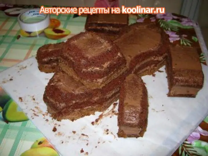 Торт "собачка": шаг 3