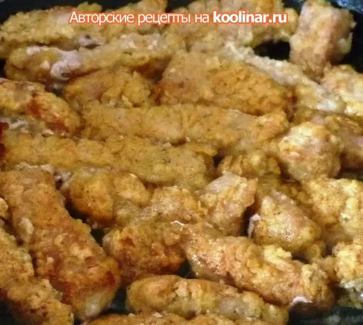 Мясные 'пальчики' +легкий овощной салат к мясу: шаг 4