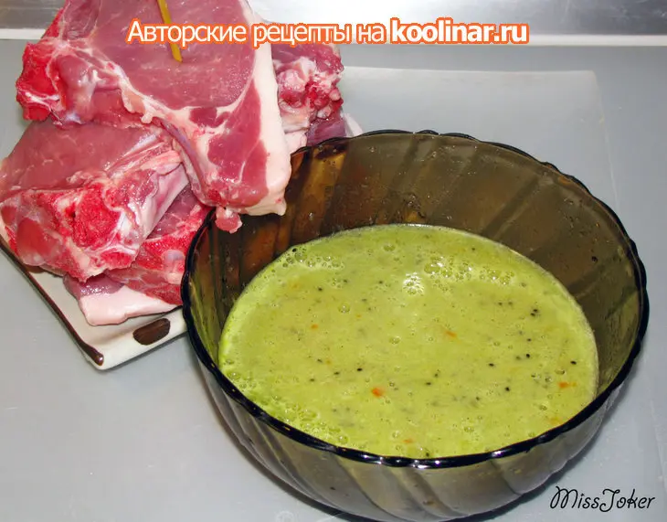 Свинина с экзотическим соусом и гарниром: шаг 3