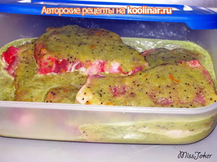 Свинина с экзотическим соусом и гарниром: шаг 4