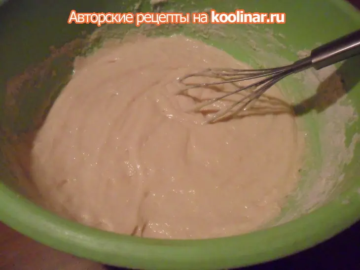 Кекс на сгущенном молоке: шаг 3