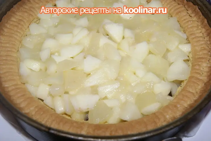 Яблочный пирог от шулы или как легко сделать для него основу(корзинку): шаг 8