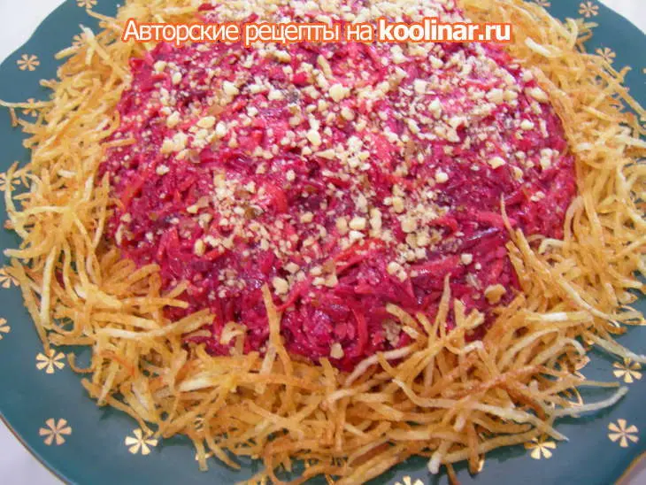 Салат из картофеля-фри и овощей: шаг 3