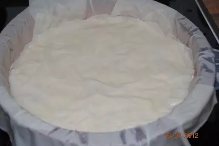 Пирог с тестом фило,творогом,яблоками и бананом: шаг 5