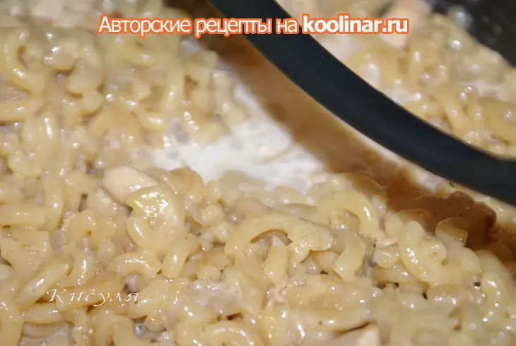 Ризотированная паста с курицей: шаг 6