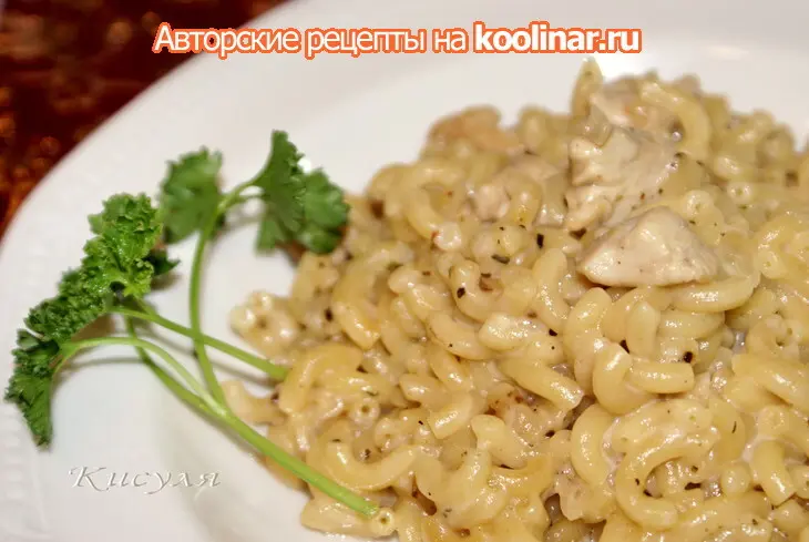 Ризотированная паста с курицей: шаг 8