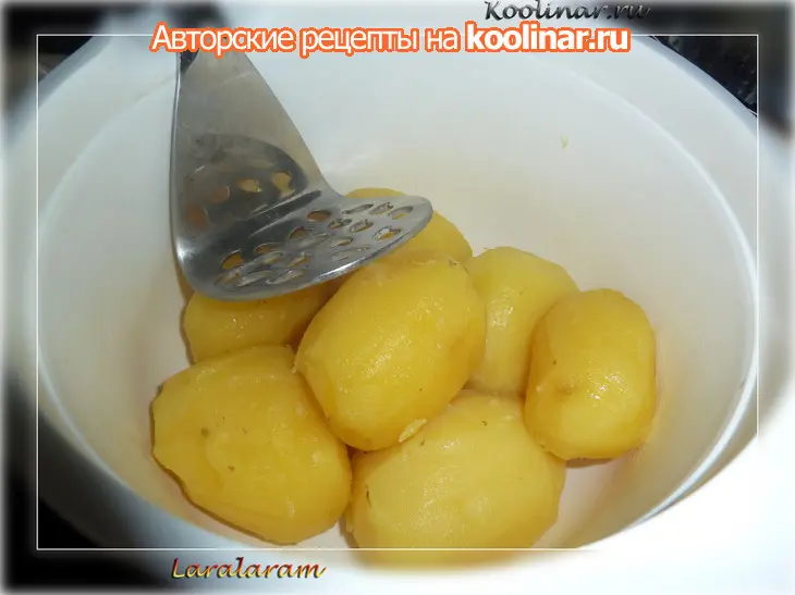 Лепёшки с картофельной начинкой: шаг 2