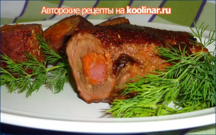 Рулетики из телячьей печени (на любителя): шаг 5