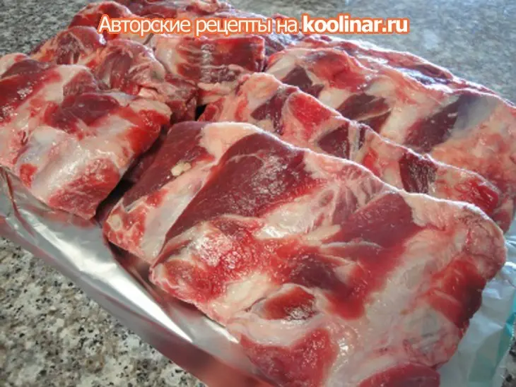Соус с рёбрами и картошкой: шаг 1