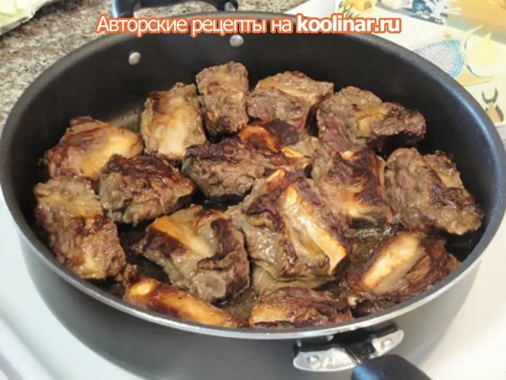 Соус с рёбрами и картошкой: шаг 2