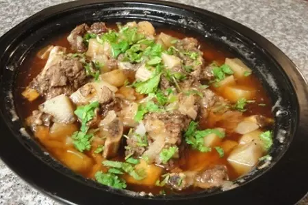 Соус с рёбрами и картошкой: шаг 7