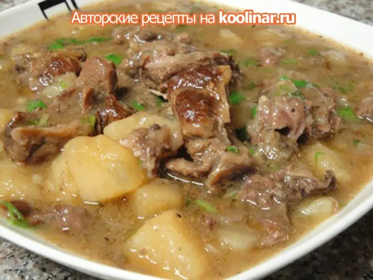 Соус с рёбрами и картошкой: шаг 8