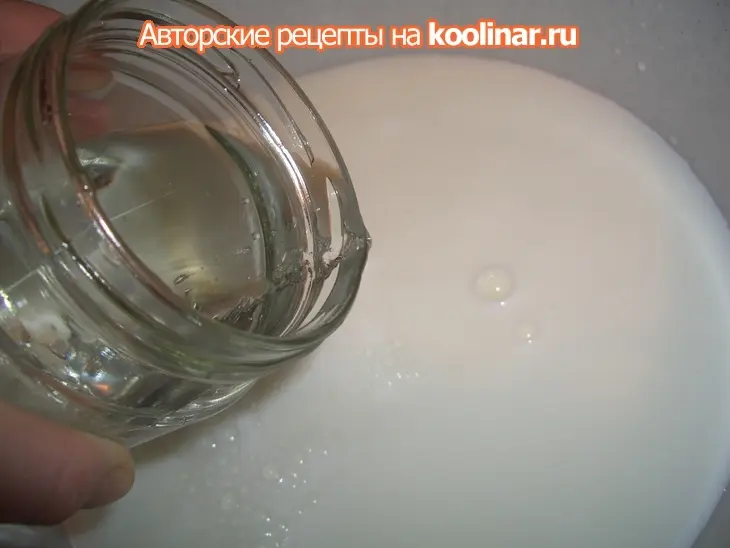 Ржано-пшеничные блины на минеральной воде: шаг 2