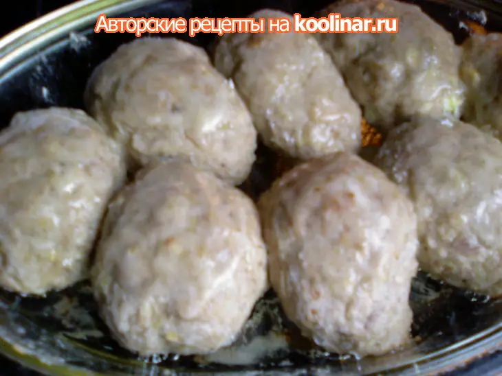 Духовые куриные котлеты с зелёным луком: шаг 5