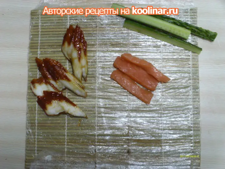 Канадский ролл: шаг 4