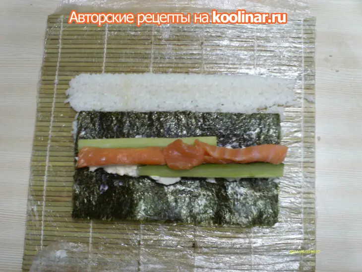 Канадский ролл: шаг 8