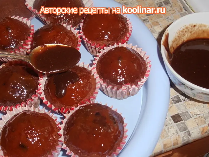 Медовые маффины с пряностями и миндалем: шаг 8