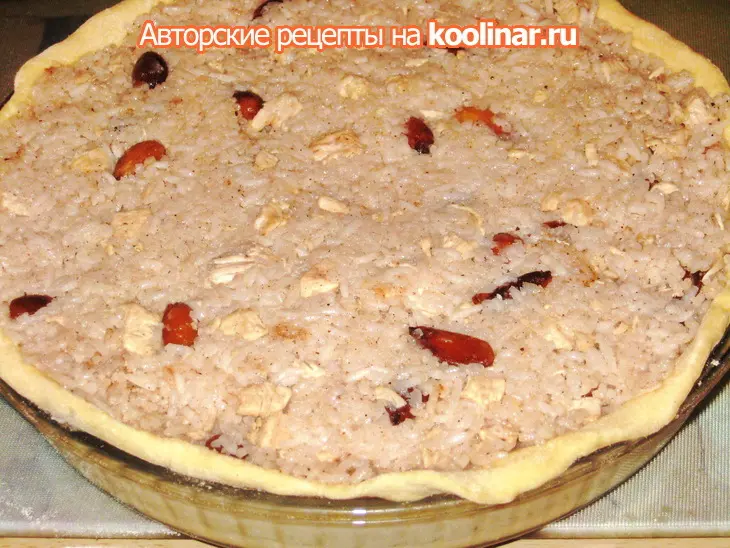 Куриный  плов в тесте     (perde pilavı): шаг 5