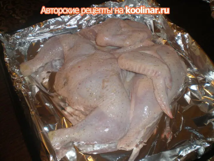 Курочка в чесночном соусе: шаг 1