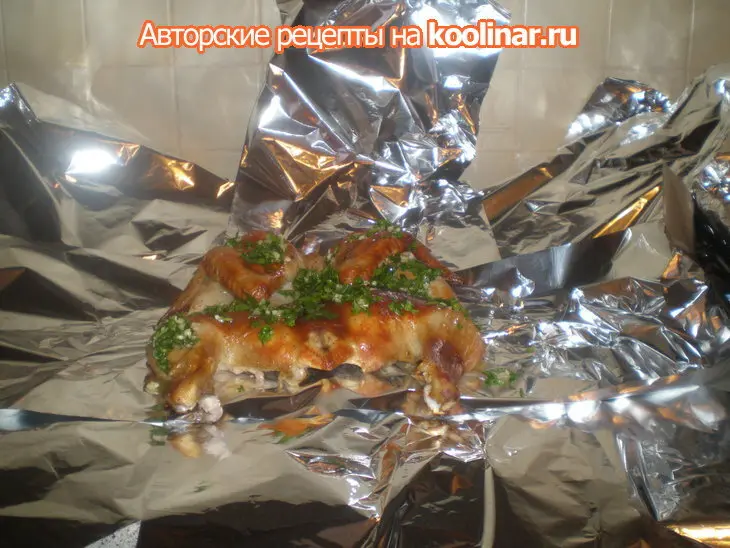 Курочка в чесночном соусе: шаг 6