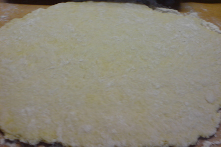 Пирог  грибной из картофельно-творожного теста: шаг 6