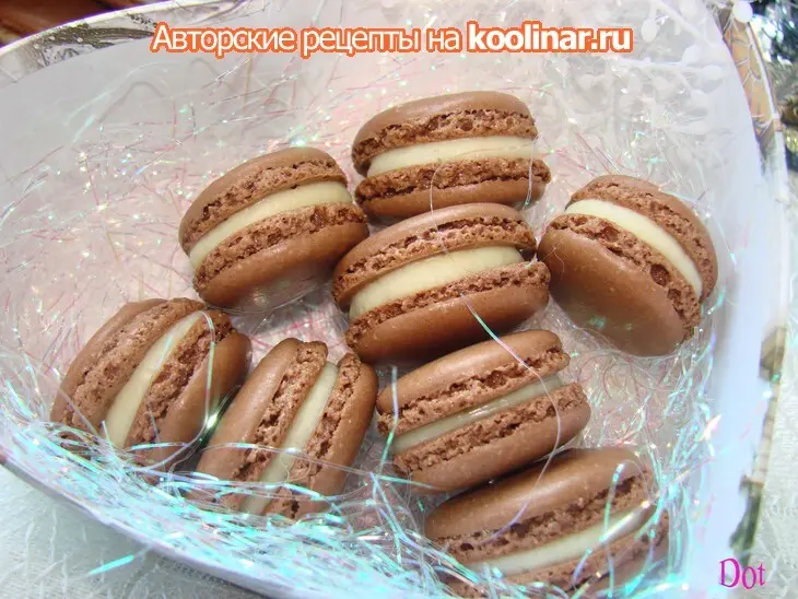 Шоколадный макаронс "инь-янь": шаг 2