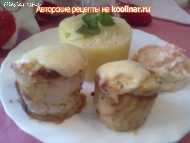 Рулетики из филе щуки с двумя начинками: шаг 1