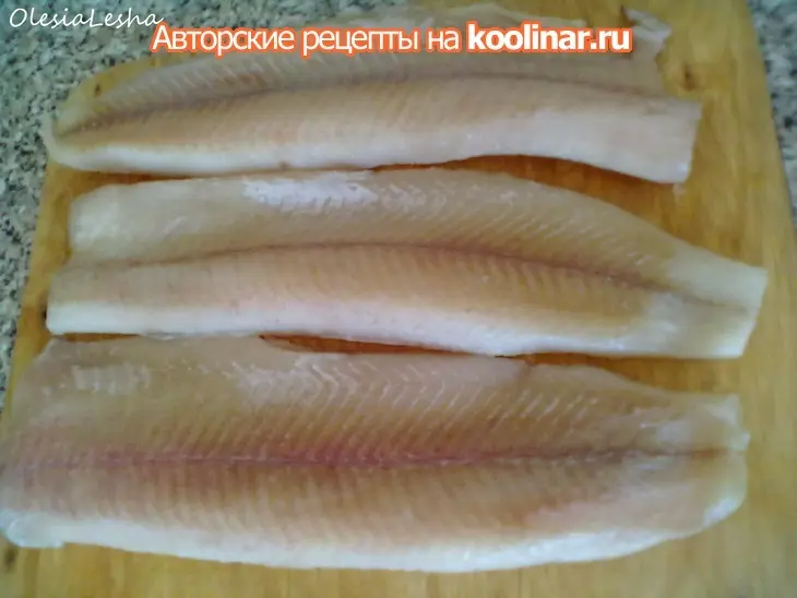 Рулетики из филе щуки с двумя начинками: шаг 2