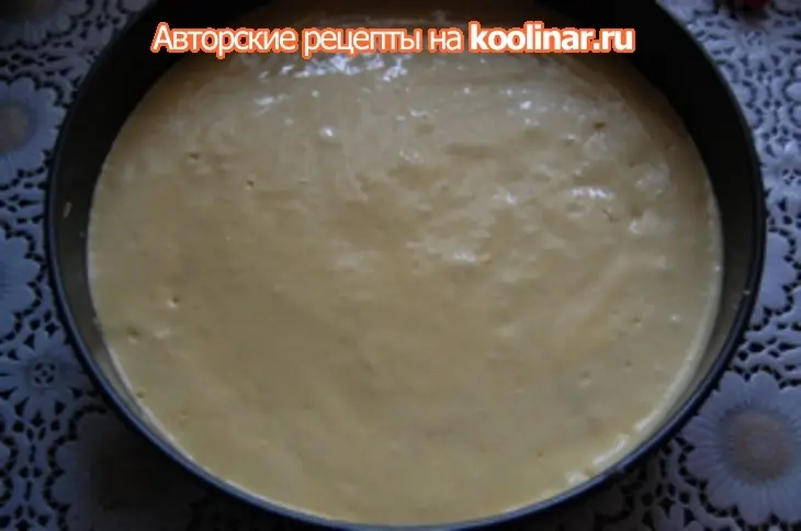 Яблочный торт с карамельным баварским муссом с корицей: шаг 5