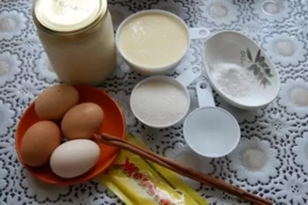 Яблочный торт с карамельным баварским муссом с корицей: шаг 9