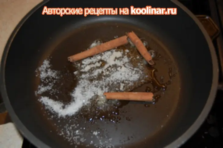 Яблочный торт с карамельным баварским муссом с корицей: шаг 12