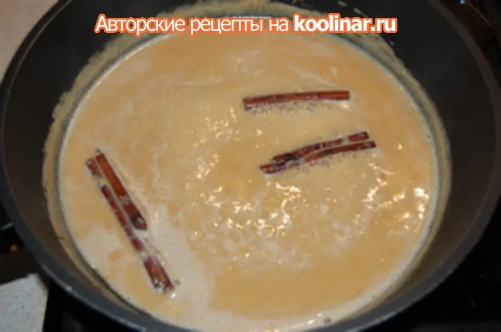 Яблочный торт с карамельным баварским муссом с корицей: шаг 13