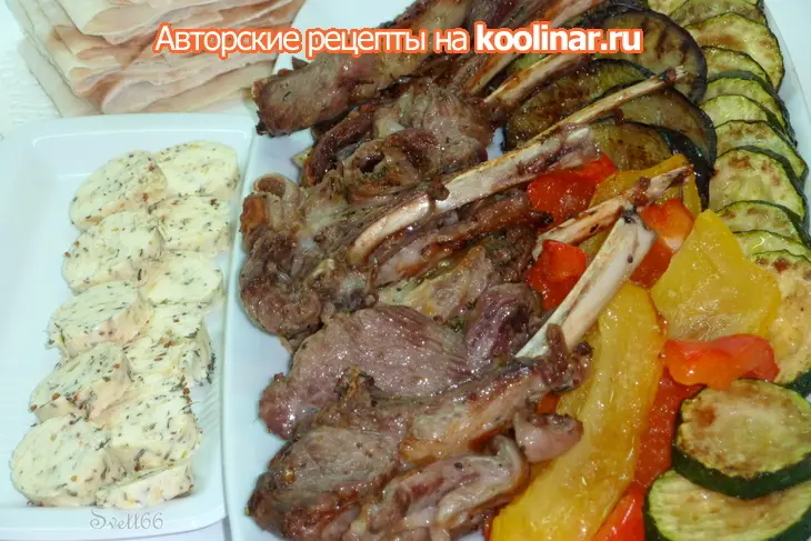 Бараньи отбивные на косточке в креольском стиле + ароматное масло, невероятно вкусное: шаг 9