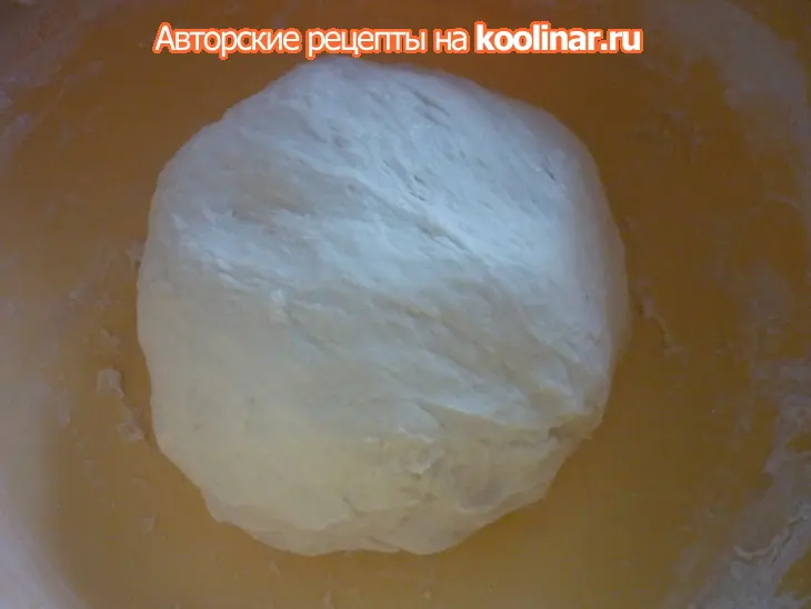 Московские пирожки с капустой (постное дрожжевое тесто): шаг 2