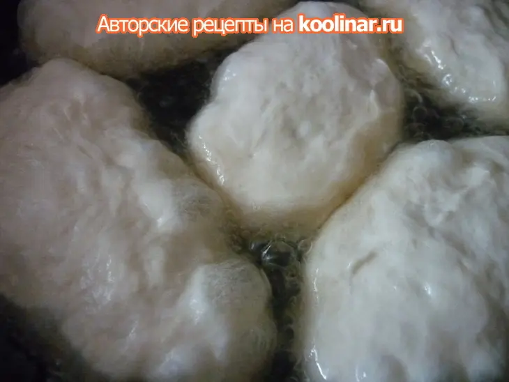 Московские пирожки с капустой (постное дрожжевое тесто): шаг 9