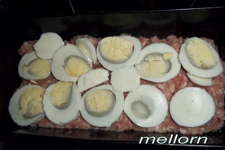 Мясная запеканка с сыром и яйцом: шаг 4