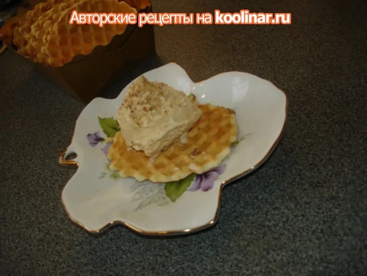 Мороженое "крем-брюле" в вафельном брикете.: шаг 14