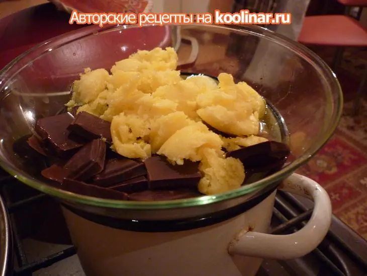 Бананово-творожный брауни: шаг 2