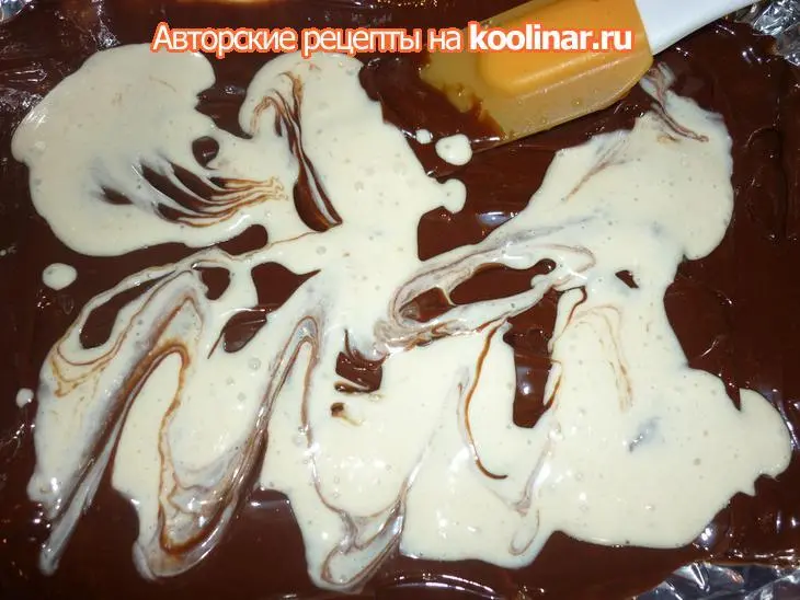 Бананово-творожный брауни: шаг 8