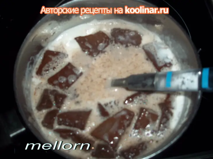 Блины шоколадные с апельсиновым соусом: шаг 1