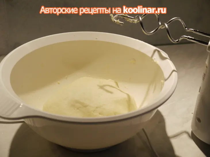 Песочно-творожное печенье „миндальные уголки“: шаг 2