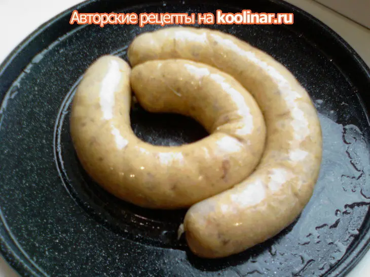 Домашние колбаски ...картофельные... по мотивам " білої кишки": шаг 6